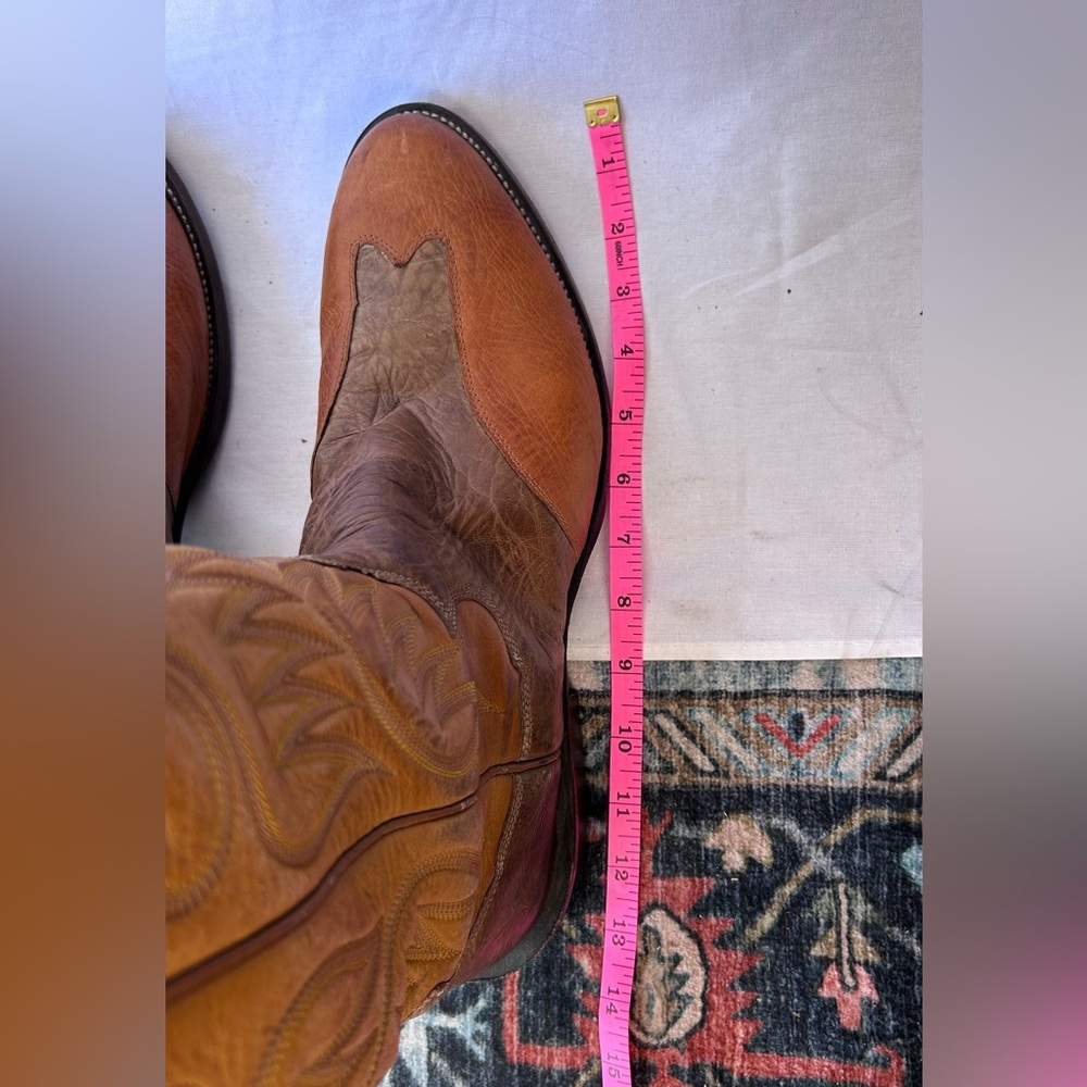 Vintage Paul Bond 04 Custom Cowboy Boots Men’s 11.5/12D Handmade Western USA - Picture 6 of 11